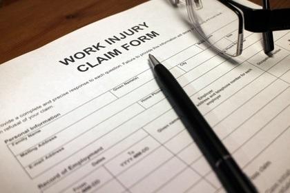 Work injury claim form