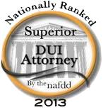 Superior DUI Attorney Badge 2013