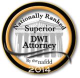 Superior DUI Attorney Badge 2014